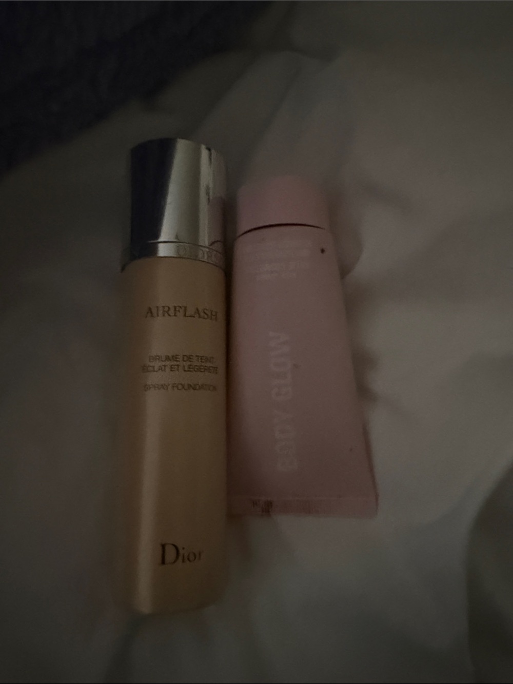 Dior Airflash Spray Foundation with Pink Primer Tube